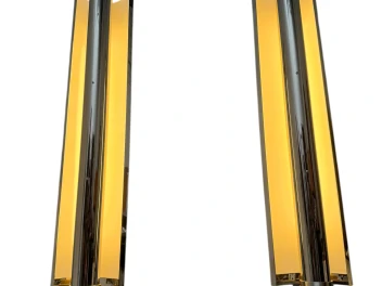 Art Deco Extra Large Pair of Wall Lights or Sconces France, 1930s